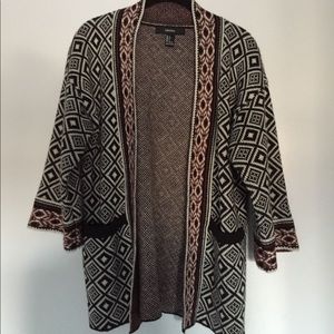Patterned cardigan